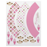 Twice the Fun GIRLS Cupcake Wrappers 2 flyers