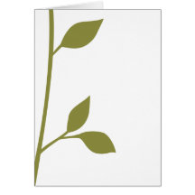 Twig and Leaf Card