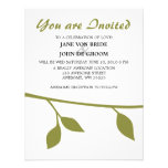 Twig and Leaf Personalized Invite