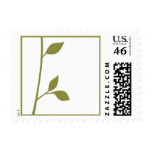 Twig and Leaf Postage Stamp