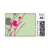 Twig GREEN & PINK Stamp by MarbiaStudiosWedding Twig GREEN & PINK Stamp