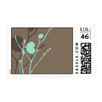 Twig MOCHA & BLUE Stamp by MarbiaStudiosWedding Twig MOCHA & BLUE Stamp