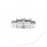 Twighlight Manor the manor itself Round Sticker