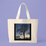 Twilght at the Tree in Winter Tote Bag