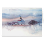 TWILIGHT AT OLD PT. LOMA LIGHTHOUSE, SAN DIEGO, CA CARD
