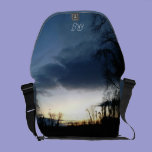 Twilight At The Tree In Winter II Messenger Bag rickshaw messenger bags