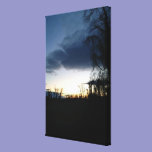 Twilight At The Tree In Winter II on Canvas canvas prints