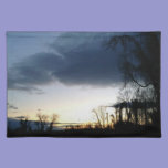 Twilight At The Tree In Winter Placemat