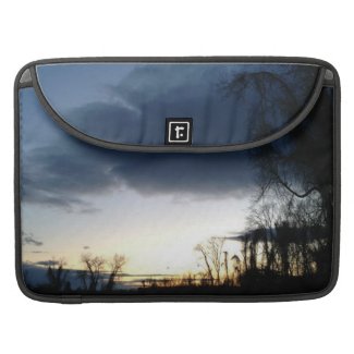 Twilight At The Tree In Winter Rickshaw Macbook rickshawflapsleeve