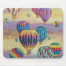 Twilight balloon flight mousepads