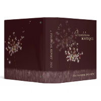 Twilight Dandelion Business Finance Report Binders binder