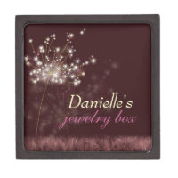 Twilight Dandelion New Bride's Wedding Jewellery Box Premium Jewellery Box