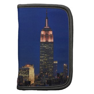 Twilight: Empire State Building lit up Pink - 03 Folio Planner
