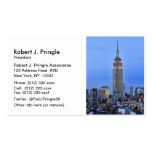 Twilight: Empire State Building lit up Pink - 04 Business Card Template