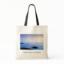 Twilight from Pentire, Cornwall, England Canvas Bag