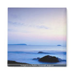 Twilight from Pentire, Cornwall, England Fridge Magnets