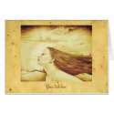 Twilight Goddess with Antique Parchment card