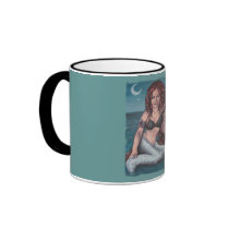 twilight mermaid artwork mug