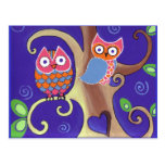 Twilight Owls Postcards