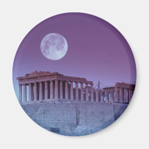 Twilight Parthenon Fridge Magnet