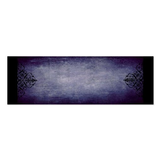 Twilight Skinny Gift Tag Business Cards (back side)