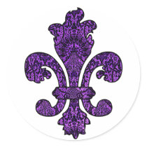 Twilight Violet Goth stickers