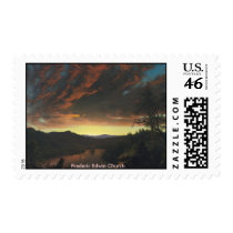Twilight_wilderness_big, Frederic Edwin Church postage