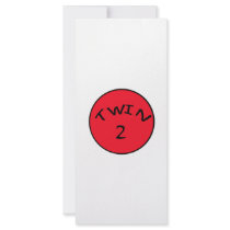 Twin 2 personalized rack card