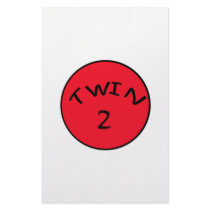 Twin 2 stationery design