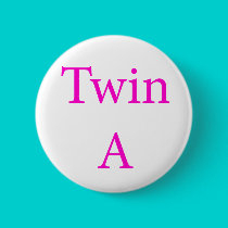 Twin A Pink buttons by Scrappintwins Twin A Pink buttons