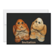 Twin Apes Invitation