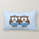 twin baby boy owl pillows