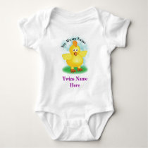 Twin Baby clothing with chick t-shirts by Steve_Martin Twin Baby clothing with chick t-shirts