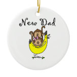 Twin Boy and Girl New Dad Gifts Christmas Ornaments