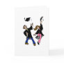 Twin Boy & Girl Graduates Greeting Card