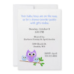Twin Boys Baby Shower Invitation