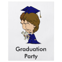 Twin Boys Graduating Flyer