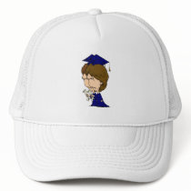 Twin Boys Graduating Trucker Hat