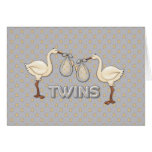 Twin Boys Greeting Card