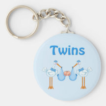 Twin Boys Key Chain