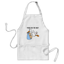 Twin Boys on the Way Apron