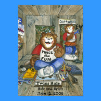 Twin Boys Room Poster posters