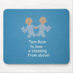 Twin boys to love! mouse pad