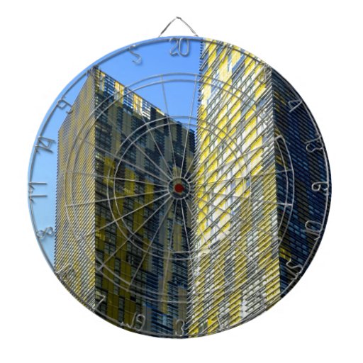 Twin Buildings on the Vegas Strip Dartboard
