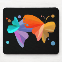 Twin Butterflies Mouse Pad