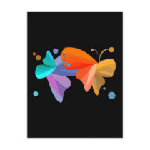 Twin Butterflies Post Card