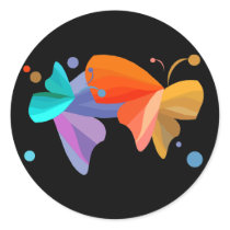 Twin Butterflies Stickers