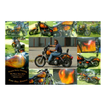 Twin-Cam Harley-Davidson Poster posters by wksimages Twin-Cam Harley-Davidson Poster posters