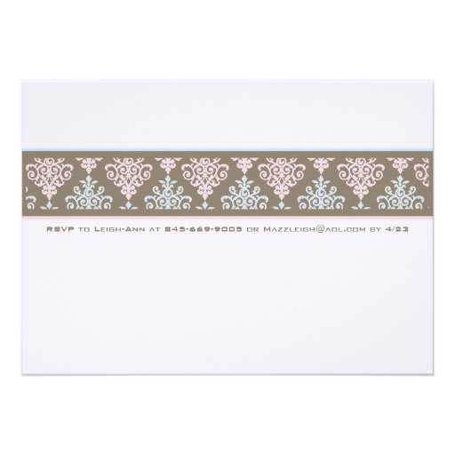 Twin Christening and First Communion Invitation