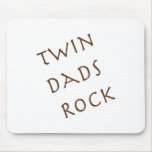 Twin Dads Rock Mouse Mats